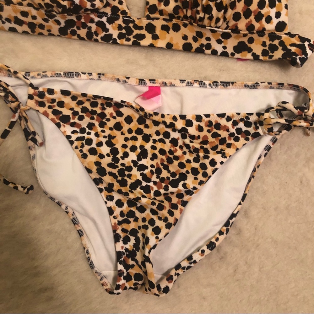Victoria’s Secret Swim cheetah bikini set - Picture 3 of 5
